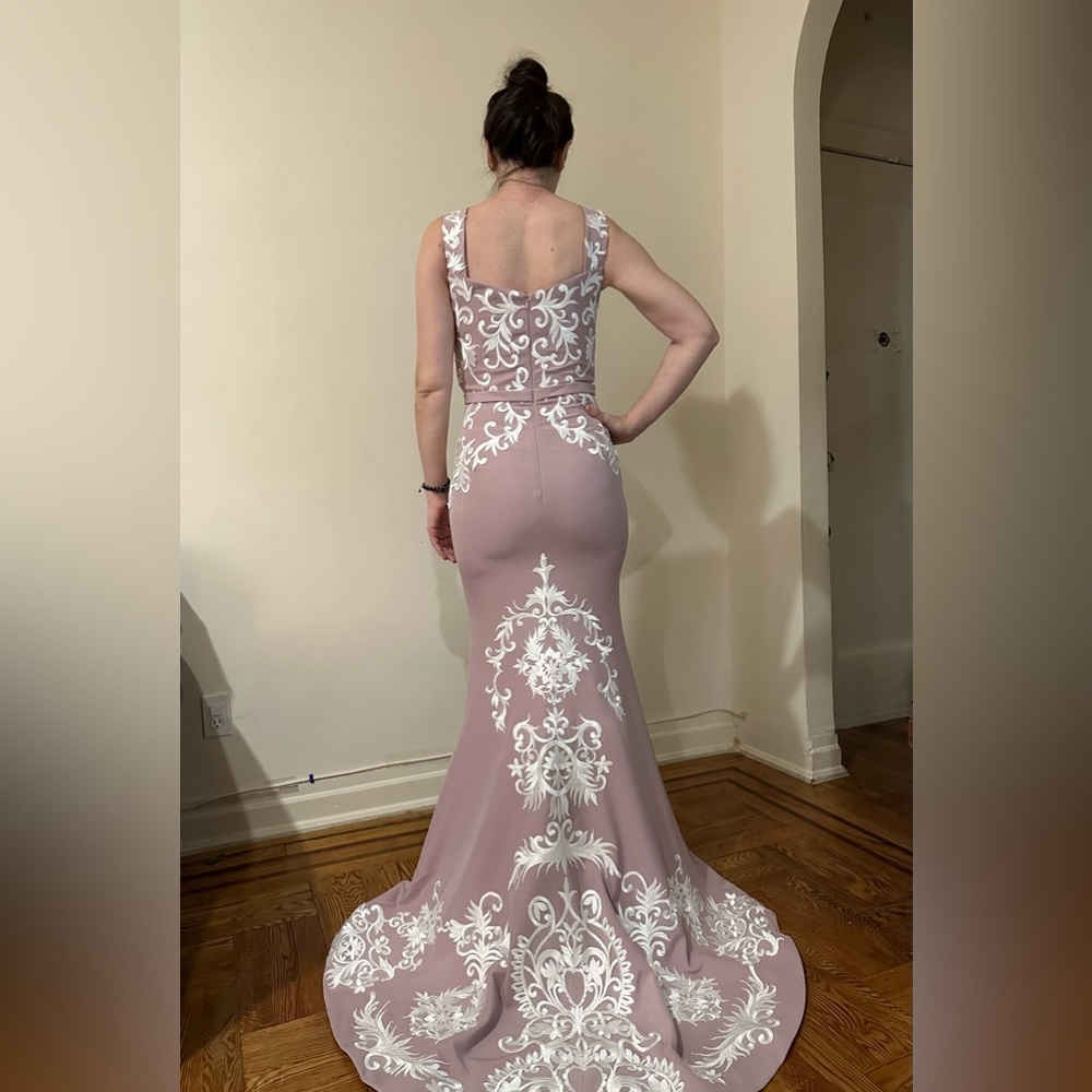 Portia and Scarlett Gorgeous Mermaid Prom Dress Size 6 - Picture 6 of 11